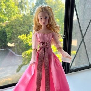 Disney Lily James Cinderella Doll, doll stand included.